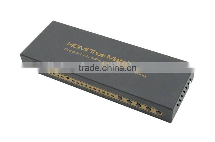 LM-HD402 Ultra 4K HDMI Matrix 4x2 With SPDIF + 3.5mm Audio