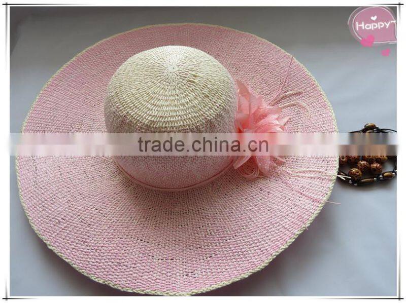 Fashion Design paper straw hats cheap