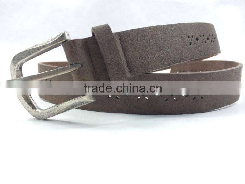 fashion perforated design for women jeans