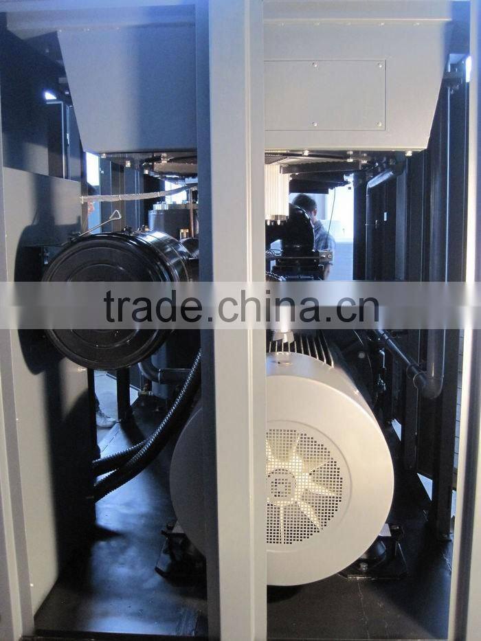 220KW/300HP variable speed screw air compressor manufacturer with CE