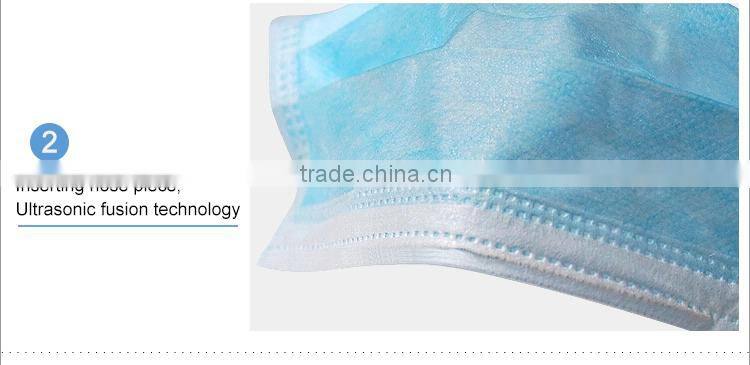 Antibacterial Dentist Non Woven Mask