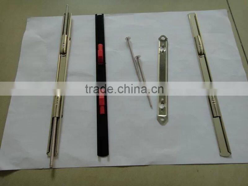 Red color plastic spring clip&plastic file folder