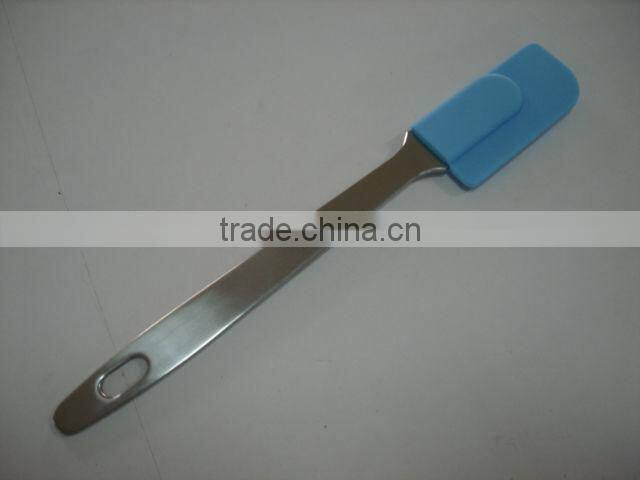 Whole set stainless steel handle silicone spatula