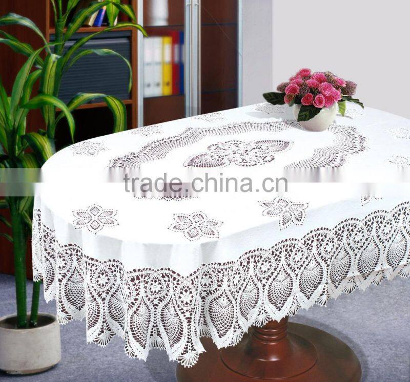 CROCHET VINYL TABLE CLOTH - ZT-304 150x225CM
