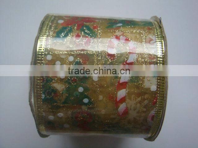 Christmas decoration ribbon