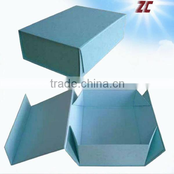 Blue Foldable Paper Pillow Box of Display Box for Display Factory Direct Sale