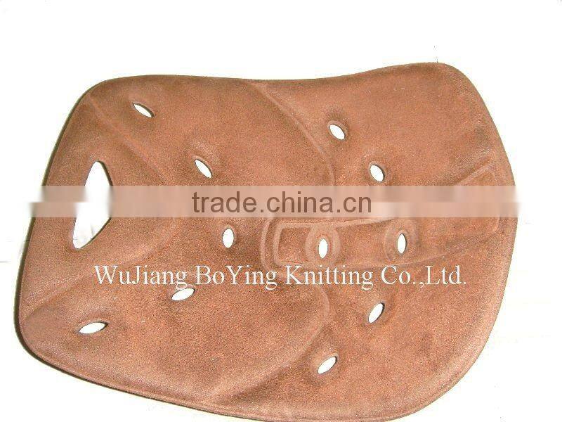 100% polyester knitted suede chair fabric