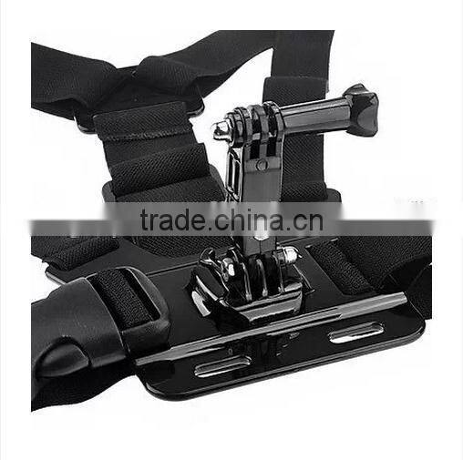 Elastic Chest Body Strap Mount Belt Band Harness with Camera Tripod Mount Adapter for GoPro HD Hero 1 2 3