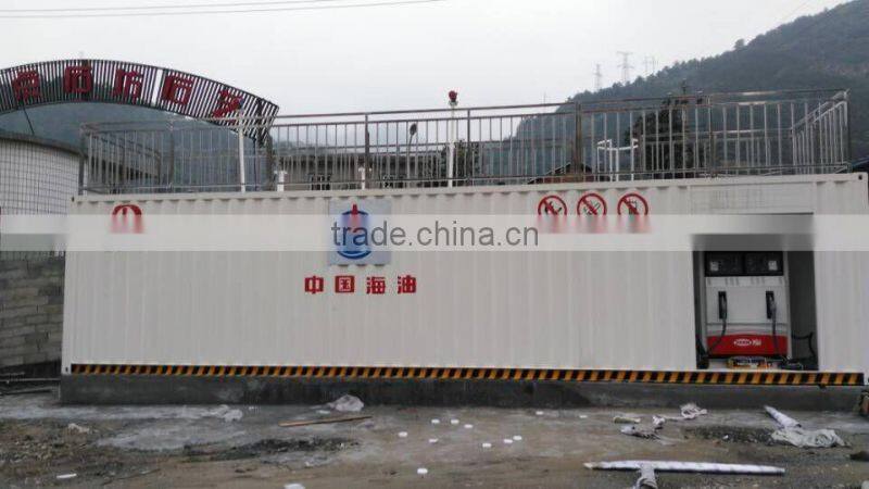 high quality 20feet and 40feet containerized mobile gas station with competitive price for sale