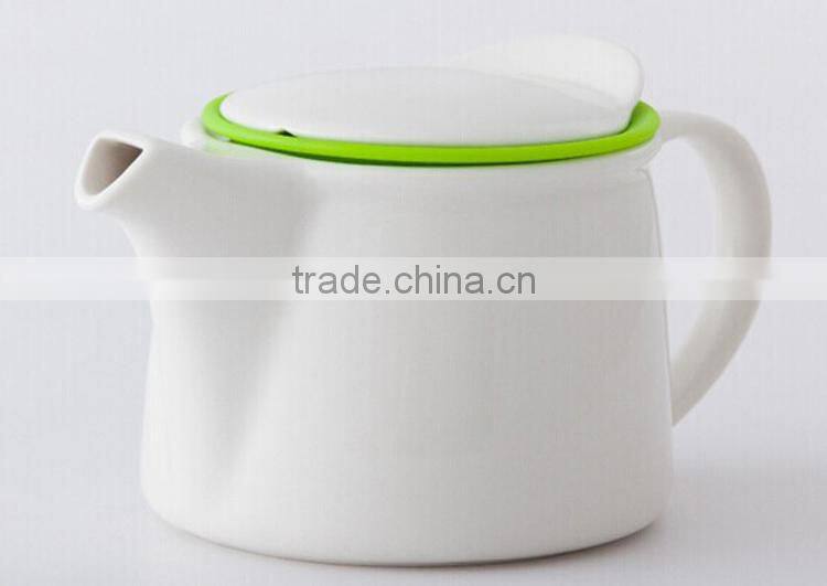 Promotional 5pcs fine white bone china tea set