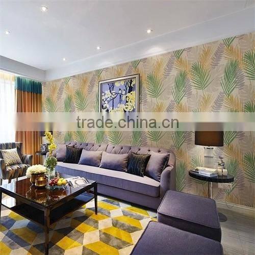 heaby european style wallpaper with damask design for home decoration