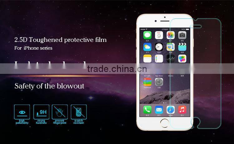 2015 LZB Wholesale Shockproof Tempered Glass Screen Protector For Iphone 6 plus