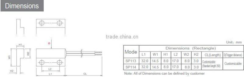 Proximity door/window contact