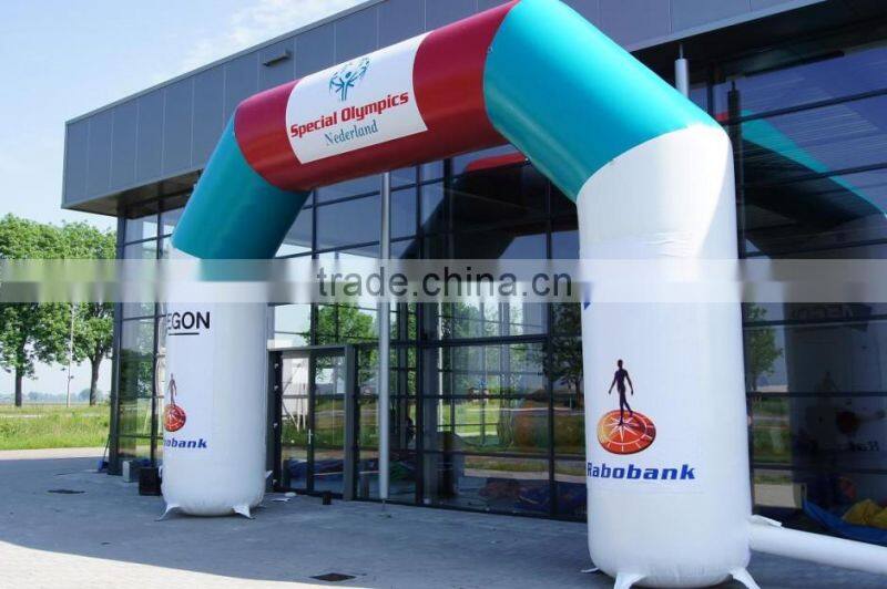 inflatable unive arch /inflatable line arch/pvc material arch