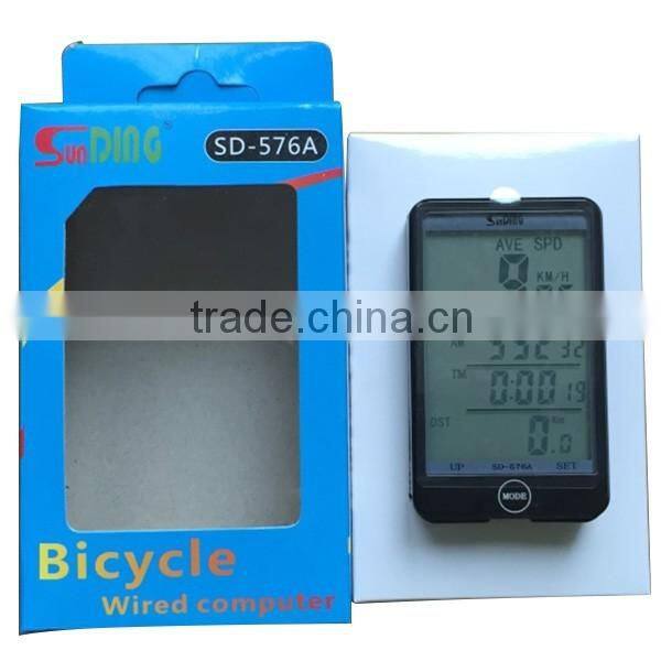 30 function Sunding bicycle computer touch screen bike speedometer light control cycle computer