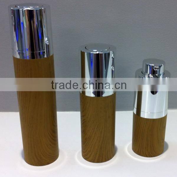 black twist airless cosmetic dispenser; 15ml 30ml 50ml airless bottle JS-G01