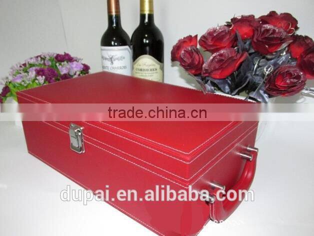 High grade leather wine bottle holder