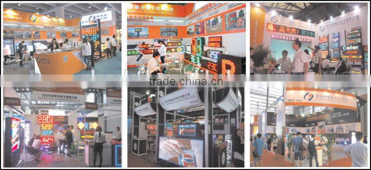 P31.25 outdoor Amber color led traffic display supplier