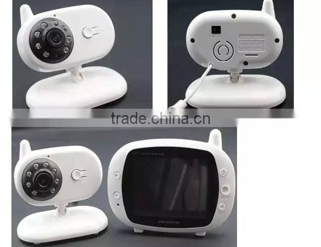 Baby Monitoring 3.5 Inch 2.4g Digital RF modulation LCD Screen Baby monitor with Night Vision