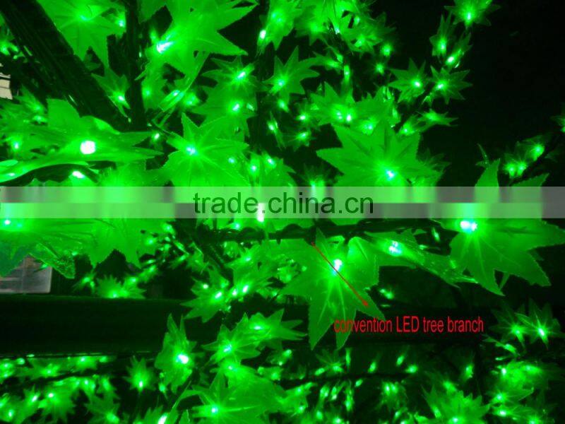 Holiday&party decoration waterproof IP65 warm white light artificial maple led tree light