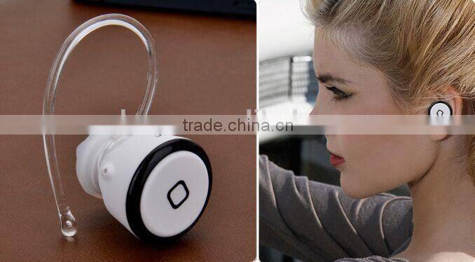 White 5 hours talk time lightweight 2 inch bluetooth headset from shenzhen