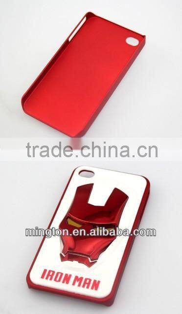 Platic 3d iron man phone case for iphone 5