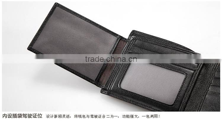 Business man wallets fashion easy take wallet genuine leather purse