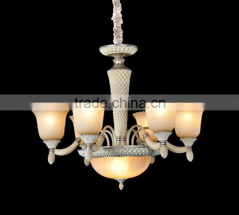 FOWDA Crystal splinter crystal rotating chandelier