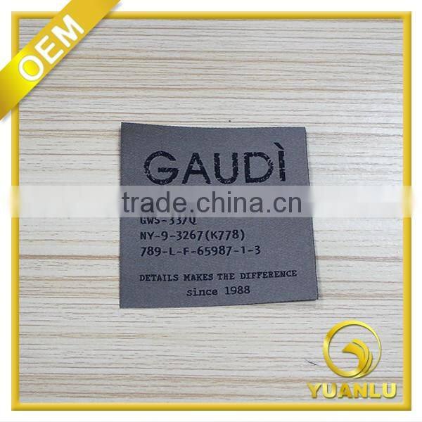 Garment Labels Black woven label