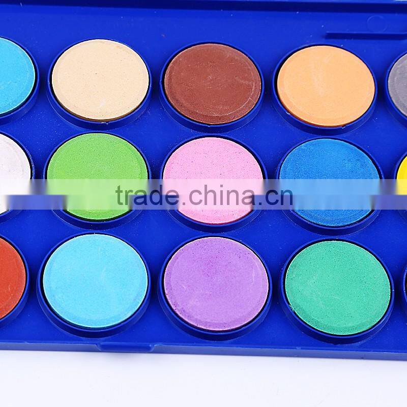 Wholesale solid powder watercolor mini paint cakes set professional quality bulk,Chinese watercolor paints manufacturer