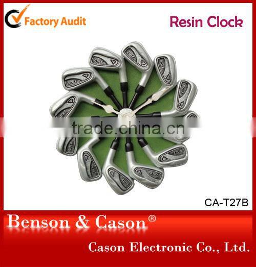 Cason Vivid Resin Wall Clocks For Garden Decoration