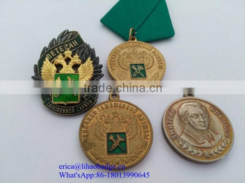 Antique Imitation Style and Medal Product Type Finisher Medal Russia