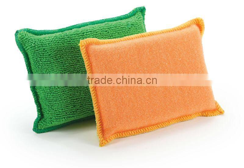 Microfibre soft dish cleaning sponge