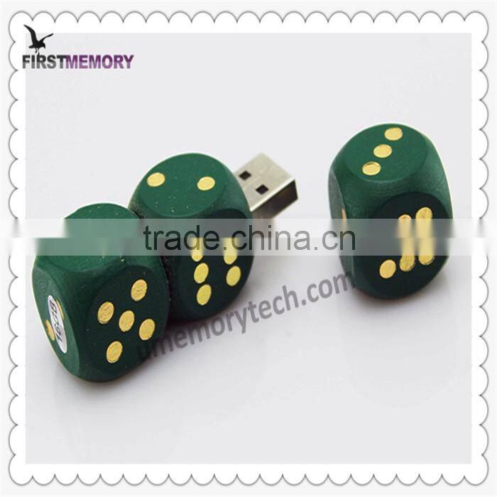 bulk items New Natural Dice blocks shape 1gb thumb drive