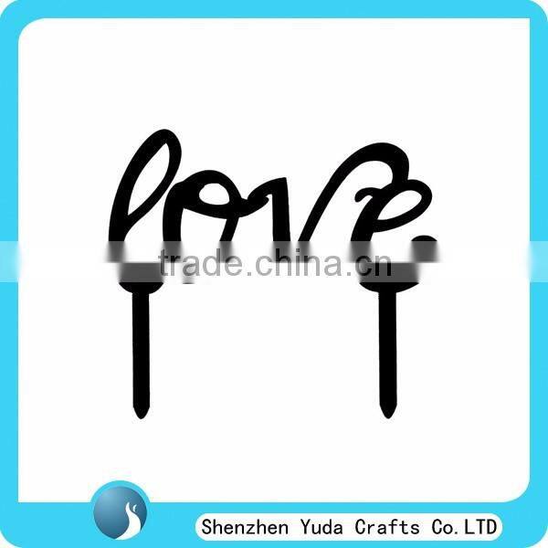 Love Shaped Design Wedding Cake Topper