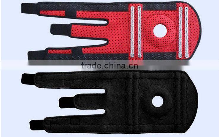 FDA Approved Breathable springs Knee Brace with neoprene and nylon knee brace support