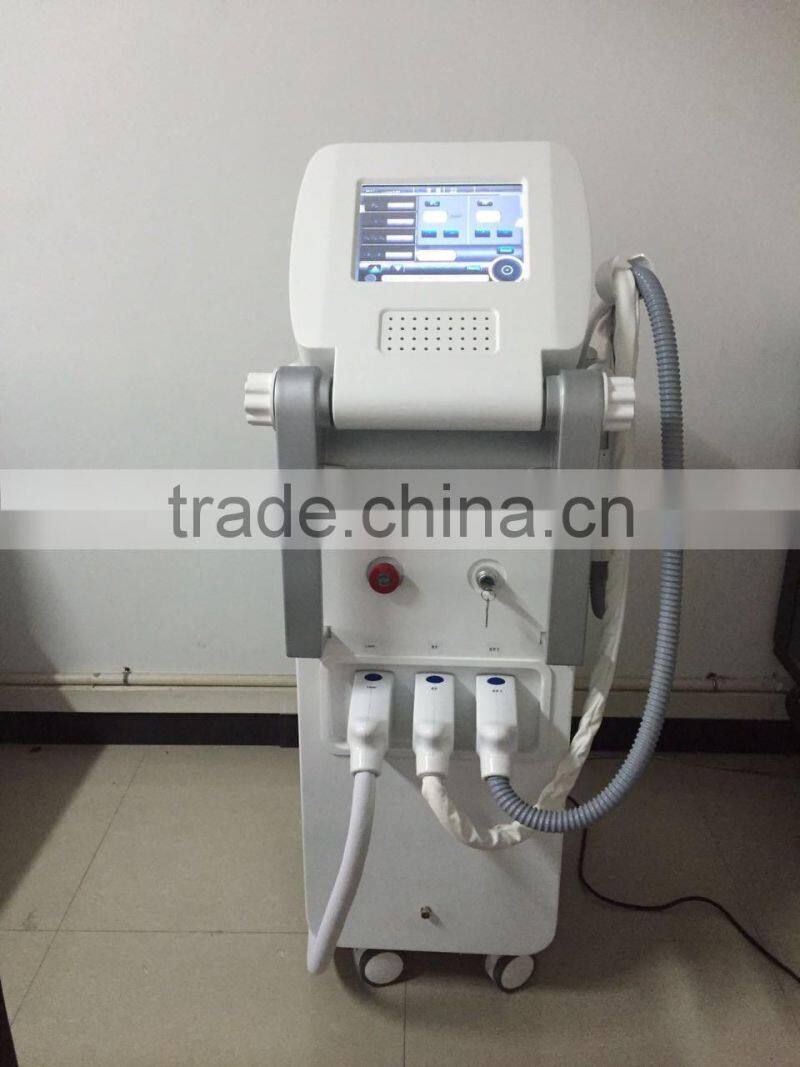 Professional ND yag q switched laser+ RF+ IPL+Elight beauty equipment
