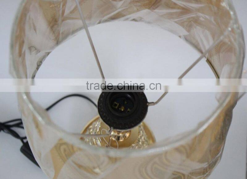 No.1 yiwu exporting commission agent wanted fashion cheap modern crystal bedside lamp table lamp