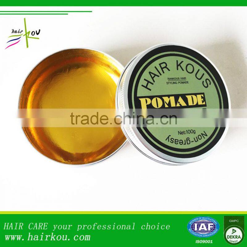 Wholesale Hair Salon Products Edge Control OEM Pomade Styling Wax Strong Hold Water Based