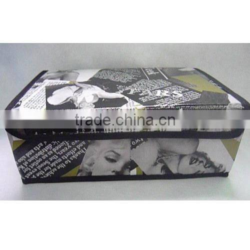 Storage box with PP lamination, 8 grids container for toy/bra/remote control(BBHT003)