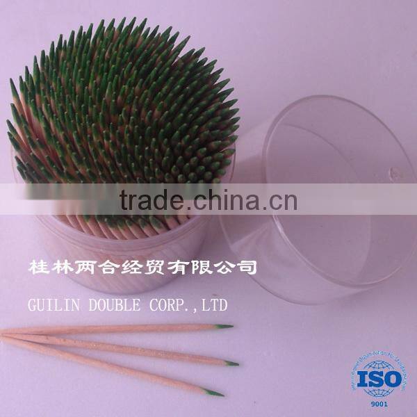 colorful wooden toothpick bamboo toothpick