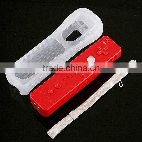 Wireless Remote Control with Silicon Skin for Nintendo Wii Dark Blue