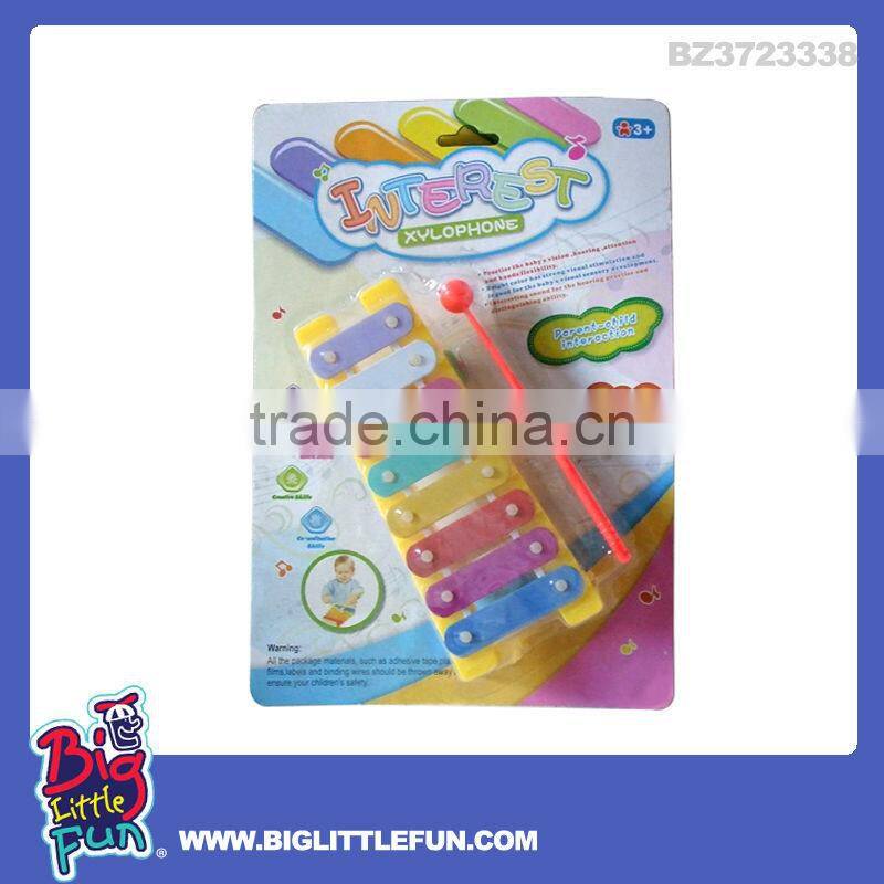 Musical toy pull along piano toy xylophone