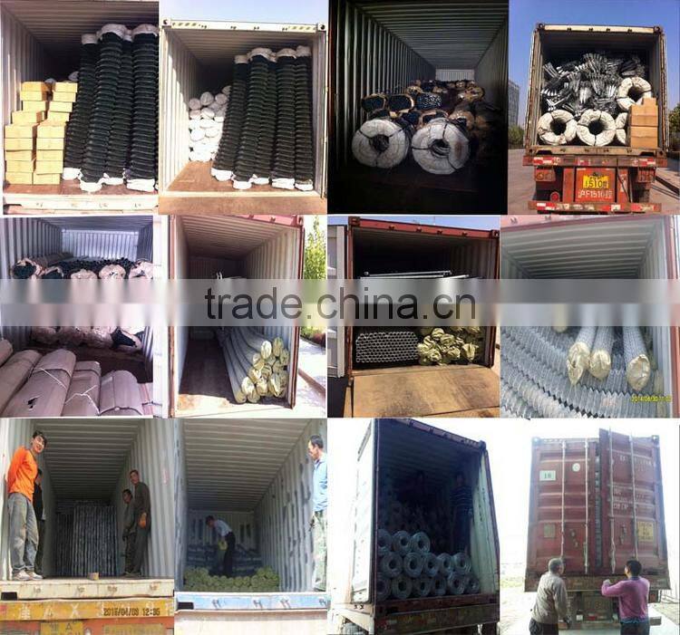 high security chain link fence top barbed wire professional supplier