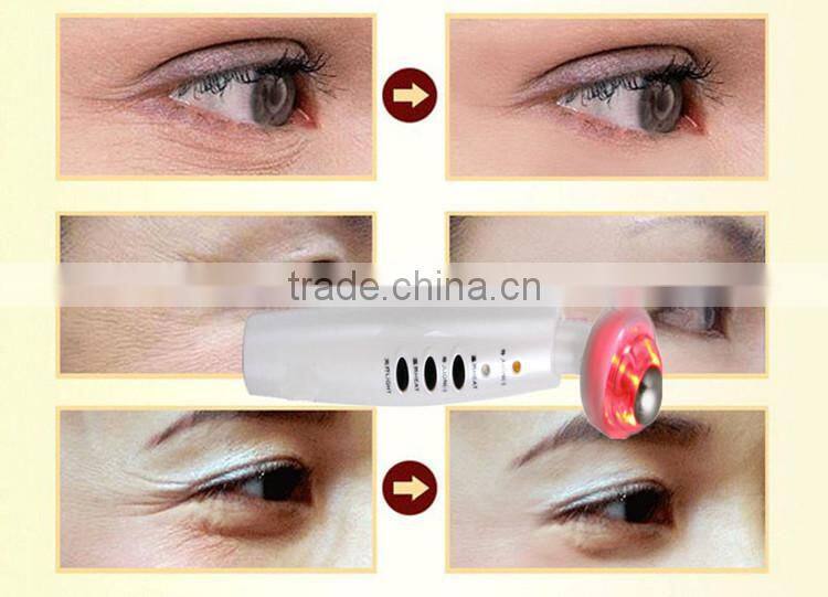 Home use eye circle and eyes pouch treatment mini eys massager care machine