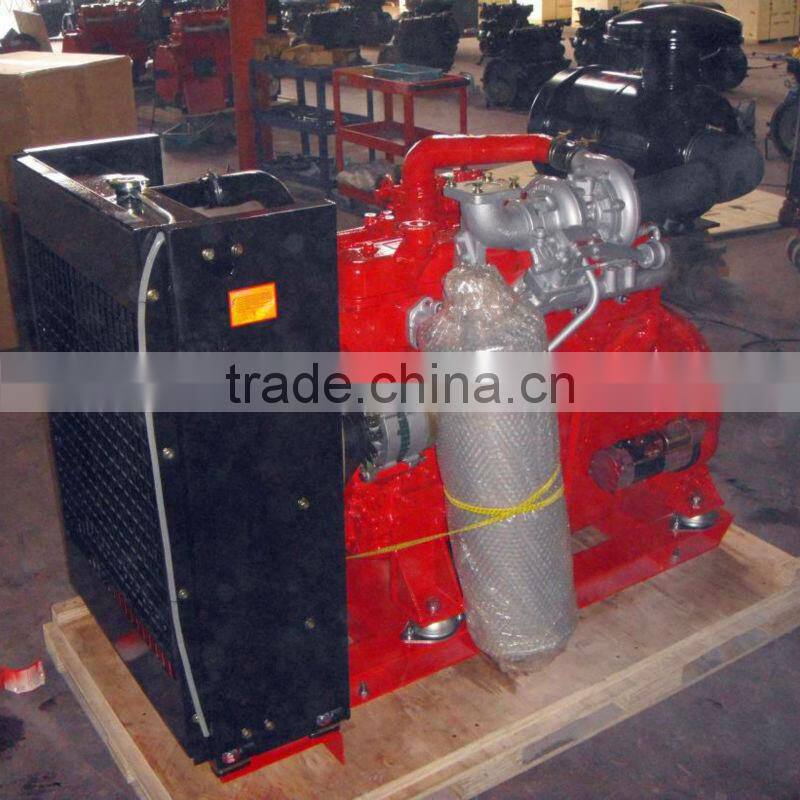 New fire fighting equipment with 6 cylinders diesel engine 6102BZS