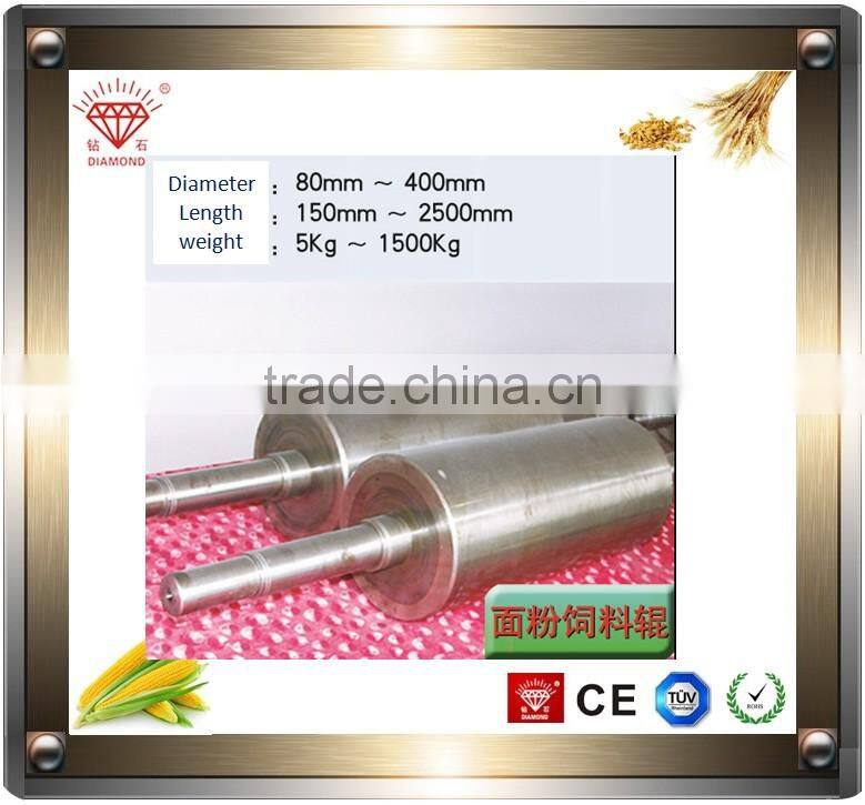 Rubber tread roller for rubber press milling machine