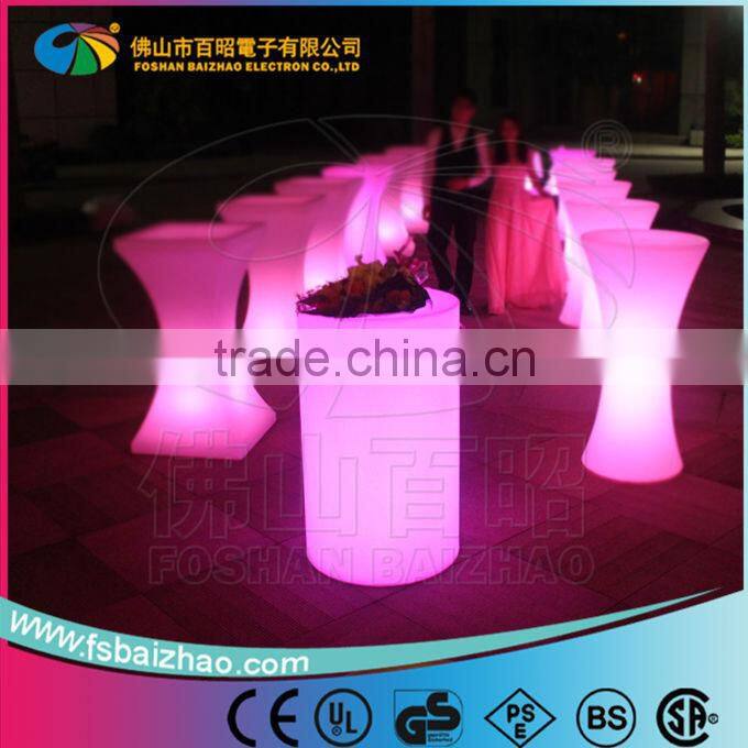 LED high cocktail table for events