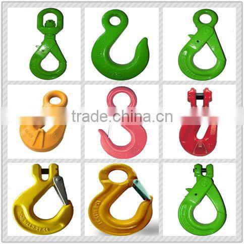 Wells Forged red Eye Hook with Latch