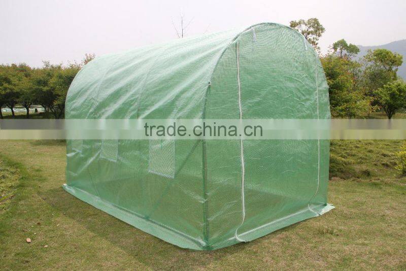 3x2x2M Polytunnel Greenhouse Fully Galvanized Steel Frame Garden Greenhouse